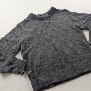 Everlane Cocoon Sweater Womens Gray Alpaca Wool Blend Crew Neck Sz M